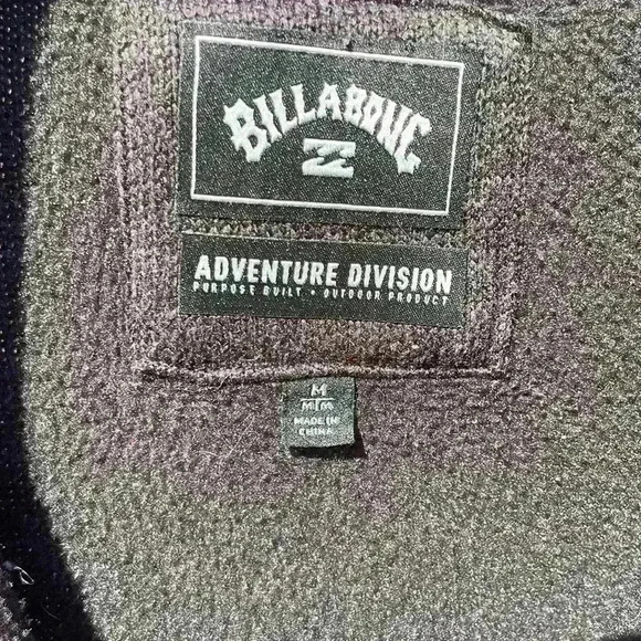 COPY - Billabong adventure division mens 1/4 zip pullover sweater with pockets … - Picture 3 of 11